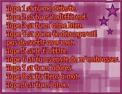 ke ce que tu aime chez moi